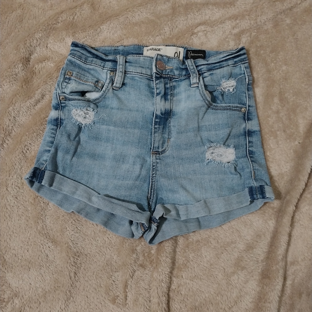 Garage Ultra High Rise Jean Shorts Juniors 1